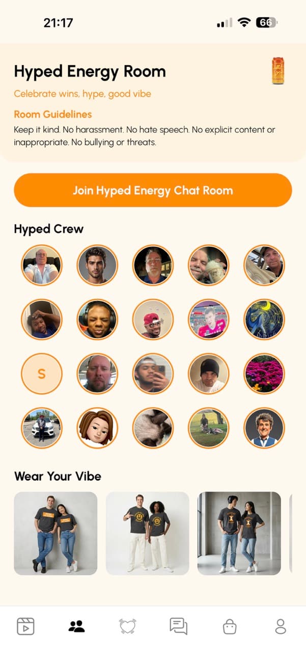 Hyped Energy Room